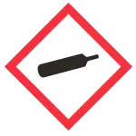 whmis hazardous symbol Gas cylinder
